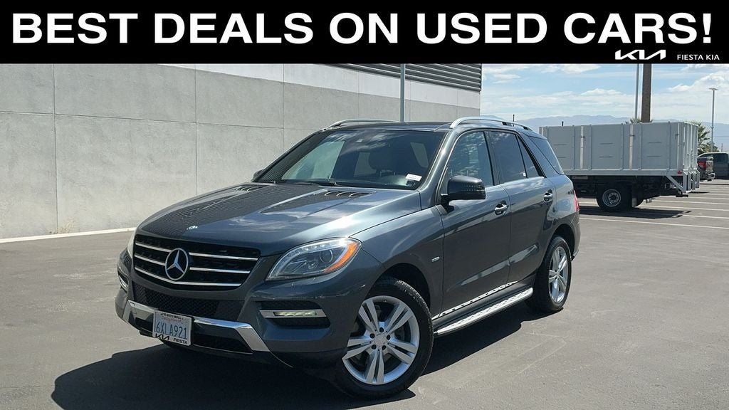 Used 2012 Mercedes-Benz M-Class ML350 with VIN 4JGDA5HB2CA087296 for sale in Indio, CA