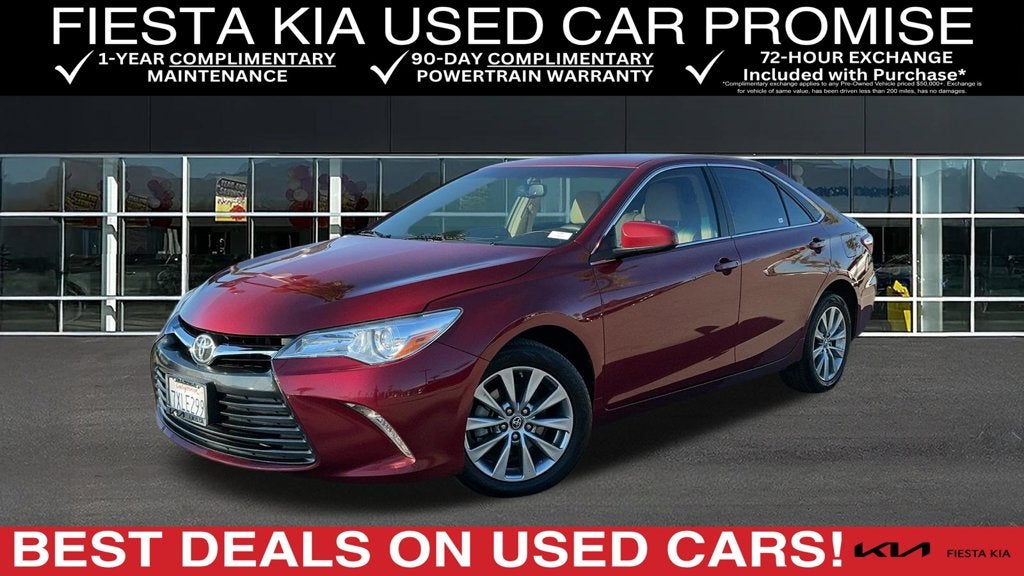 Used 2017 Toyota Camry XLE with VIN 4T1BF1FK0HU742257 for sale in Indio, CA