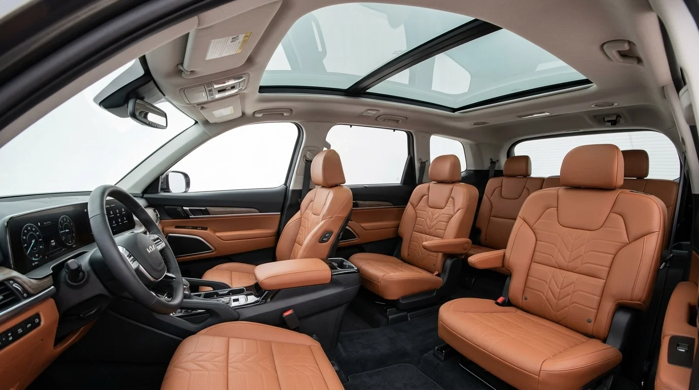 Interior of the 2026 Kia Telluride