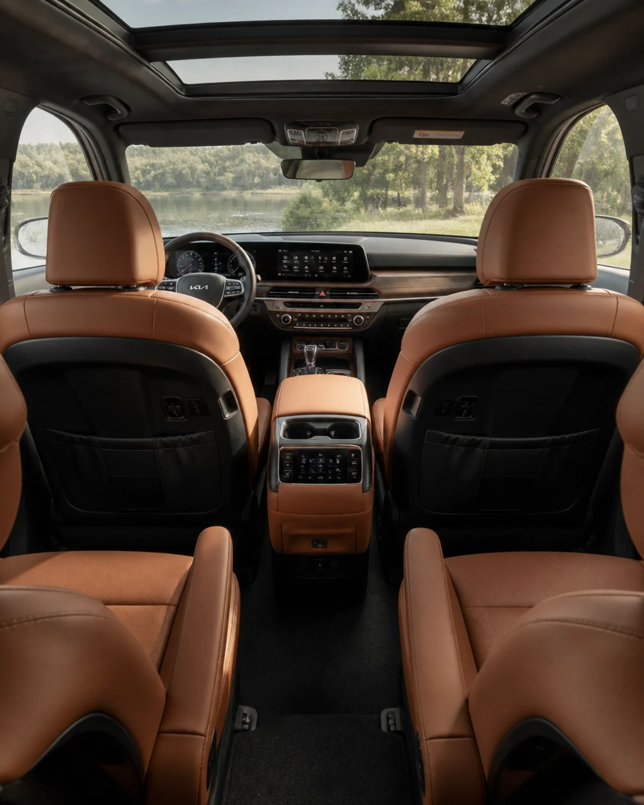 Spacious 7-passenger interior of the 2027 Kia Telluride Hybrid